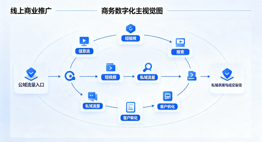 望花区线上商业推广怎么做？全域流量闭环搭建与低成本转化实战指南